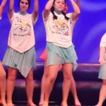 Rianna dancing her contemporary dance.