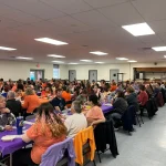 A view of the Breaking the Silence Mystery Bingo crowd.