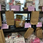 A photo of a few Breaking the Silence Mystery Bingo prizes.