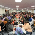 Another great photo of the Breaking the Silence Mystery Bingo participants.
