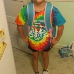 Rianna all ready for her first day of 3rd grade.