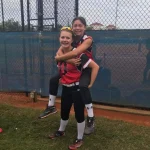 Rianna with her "mom" Riley.