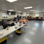 A photo of our registration table for the Rianna's Memorial 2 Day Bingo Event.