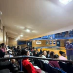 Students at Raub Middle School sitting in a presentation from Terry on 12/12/25.