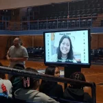 Our President presenting to Raub Middle School students on 12/8/25.